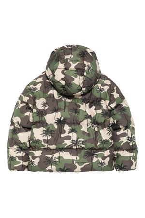 giubbino in poliestere verde PALM ANGELS KIDS | PBEJ005F25FAB0018403